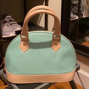Mint green handbag divina Firenze satchel